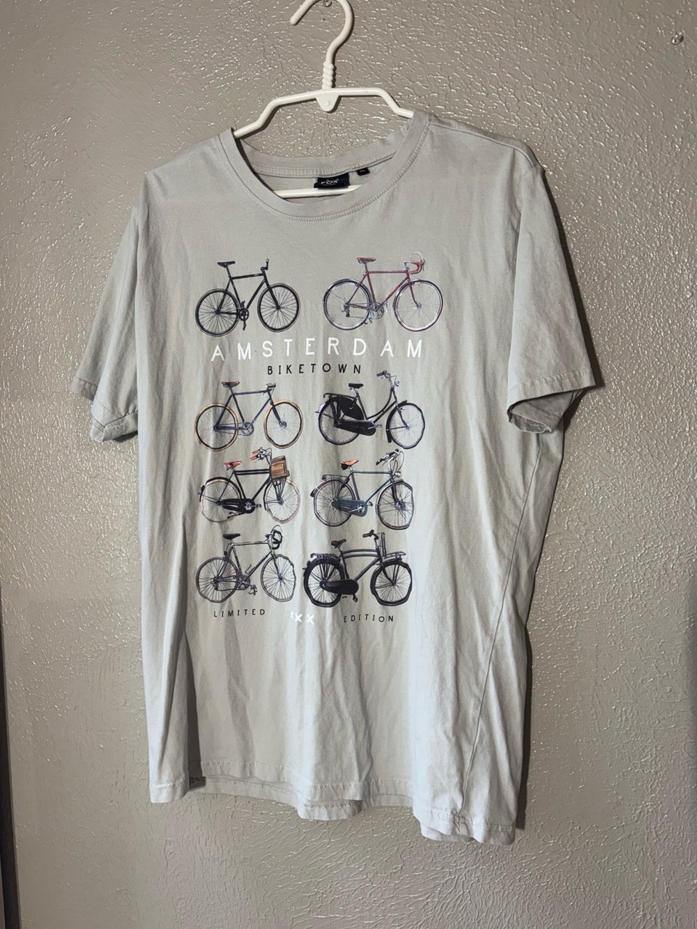 Fox Racing T-Shirt Amsterdam Bike Town size Medium Cotton 100%